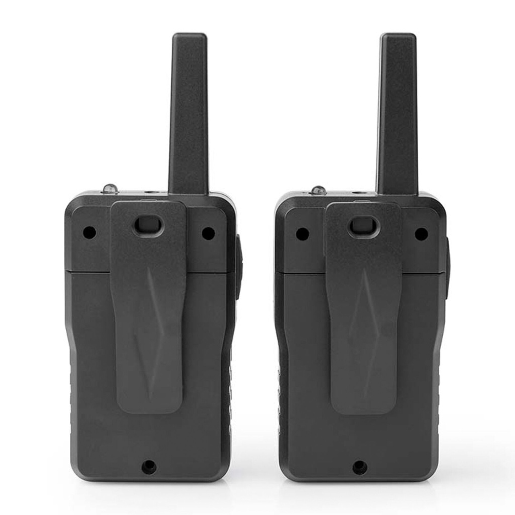 Alecto Walkie Talkie 2er Set 10 km Reichweite, Schwarz