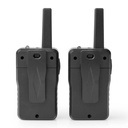 Alecto Walkie Talkie 2er Set 10 km Reichweite, Schwarz