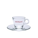 La Pavoni  Espresso Cups & Saucers Set, 6-Piece