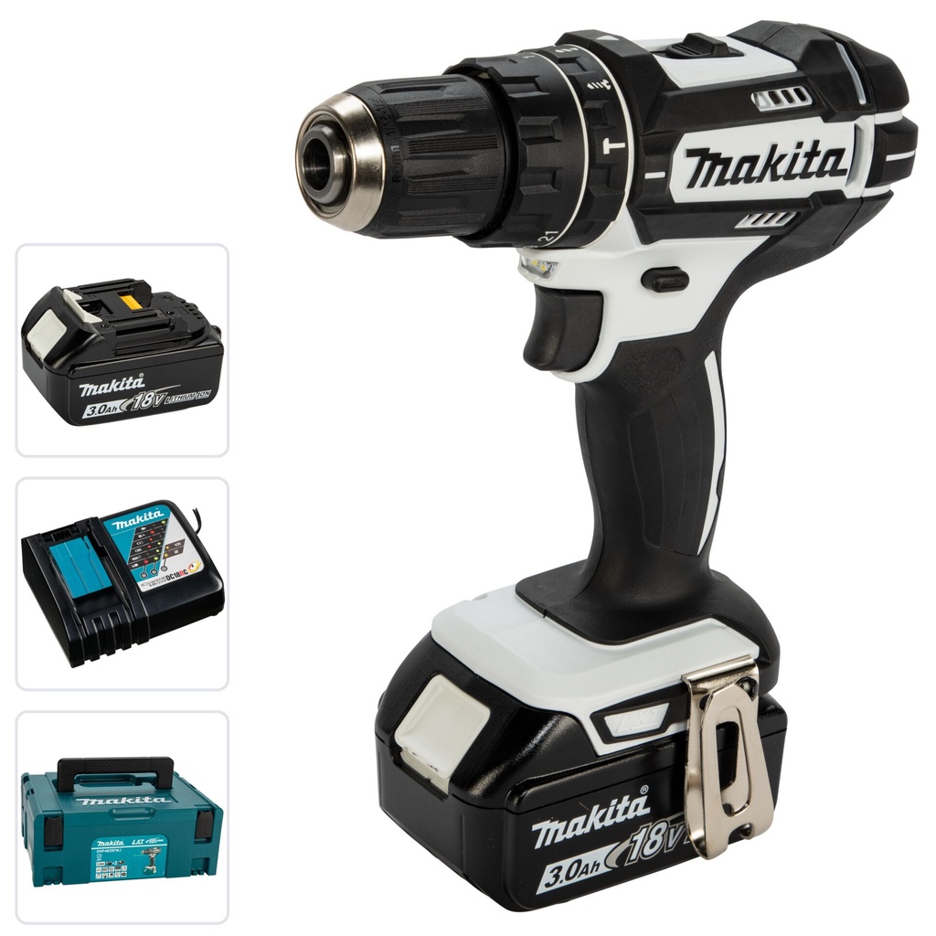 Makita DHP482RFWJ Cordless Combi Drill