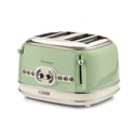 Ariete Vintage 4-Schlitz-Toaster grün