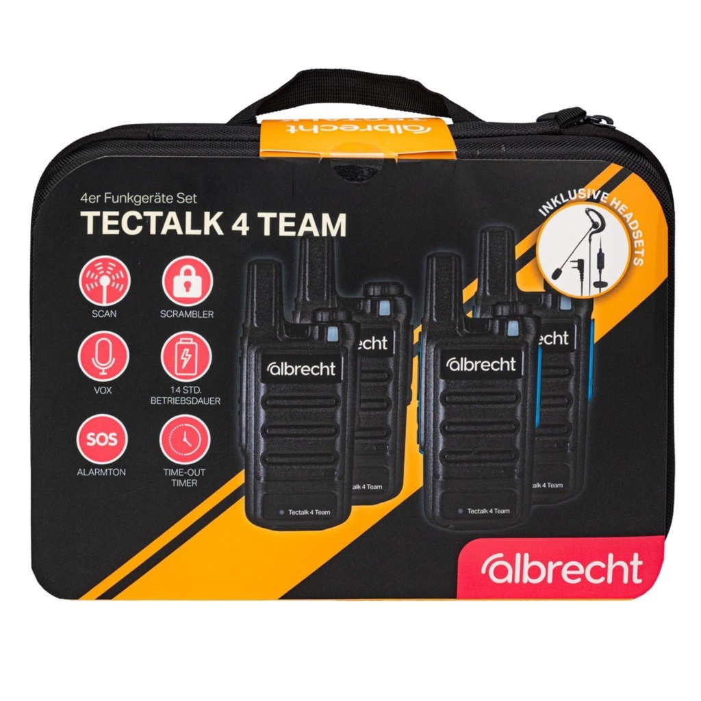 Albrecht Tectalk 4 Team 4-Piece Case Set