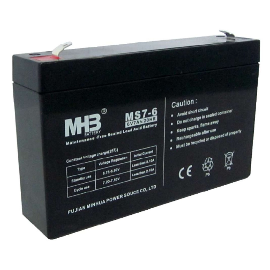 PowerWalker Battery MHB MS7-6 Lead-acid Battery VRLA AGM