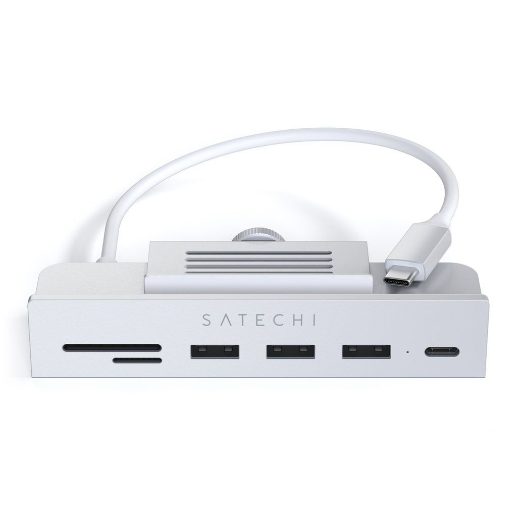 Satechi USB-C Clamp Hub for 24 iMac silver