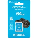 Kioxia Exceria SDXC UHS-I   64GB Class 10 V30 U3     LNEX2L064GG4