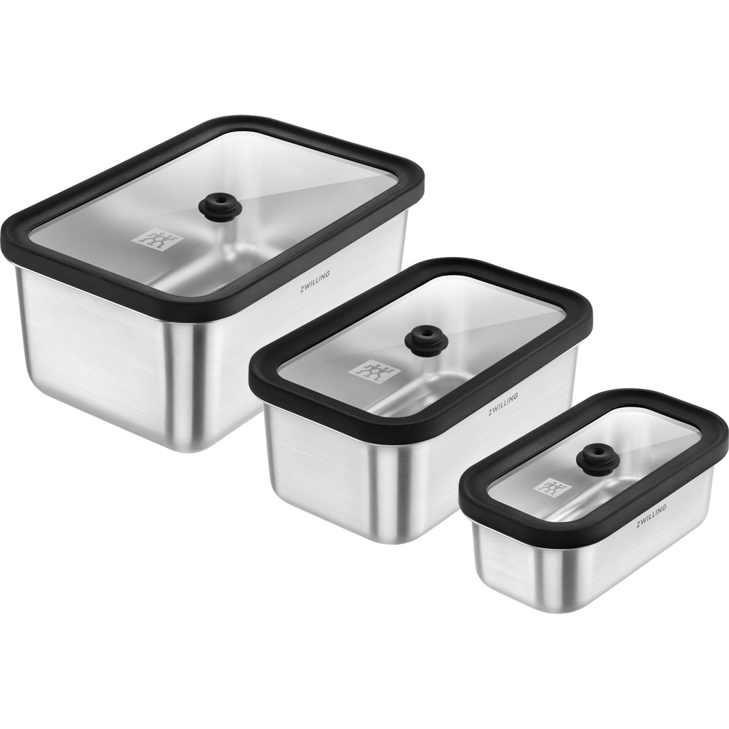 ZWILLING Fresh&Save Vac. Box Set Stainless Steel 6-piece, silver