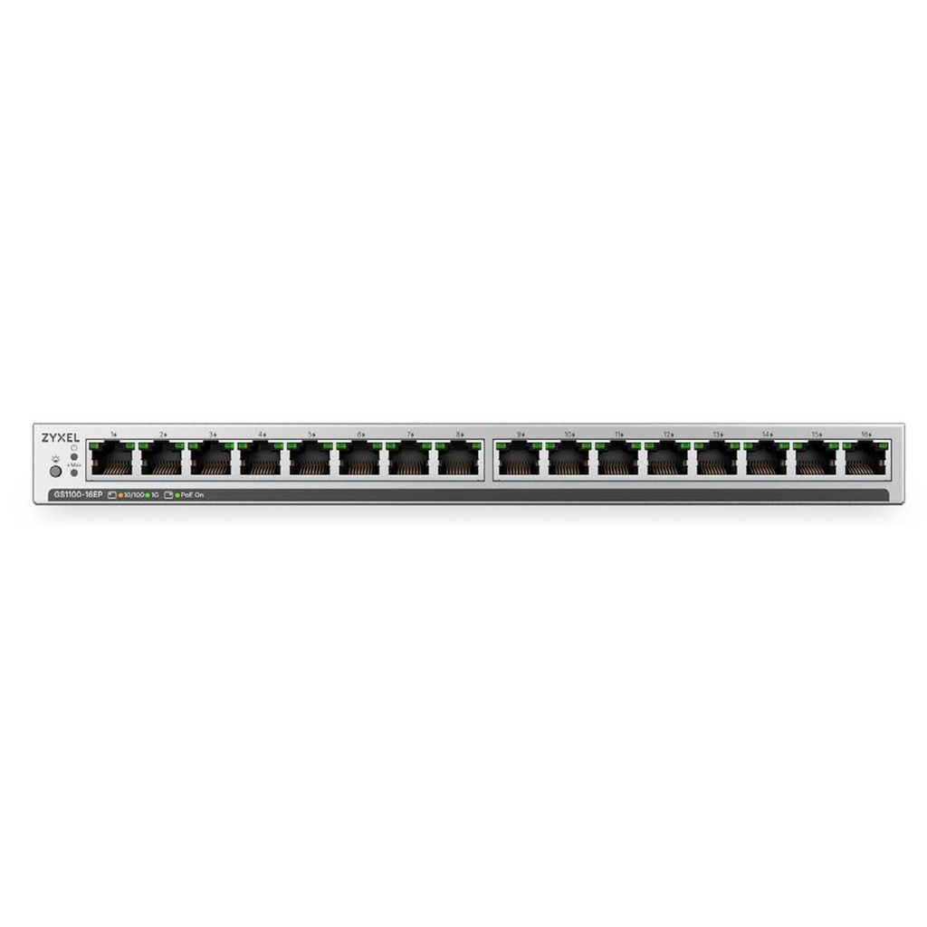 Zyxel GS1100-16EP 16 Port Unmanaged Switch