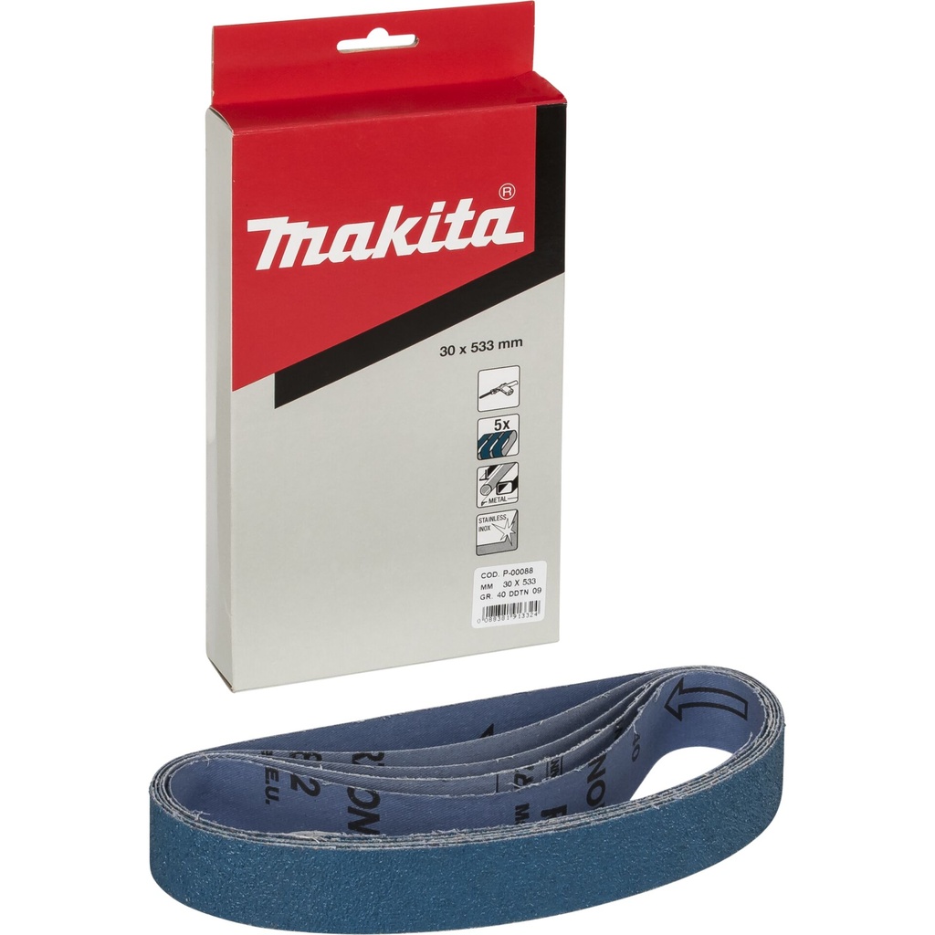 Makita Schleifband 30x533mm K40