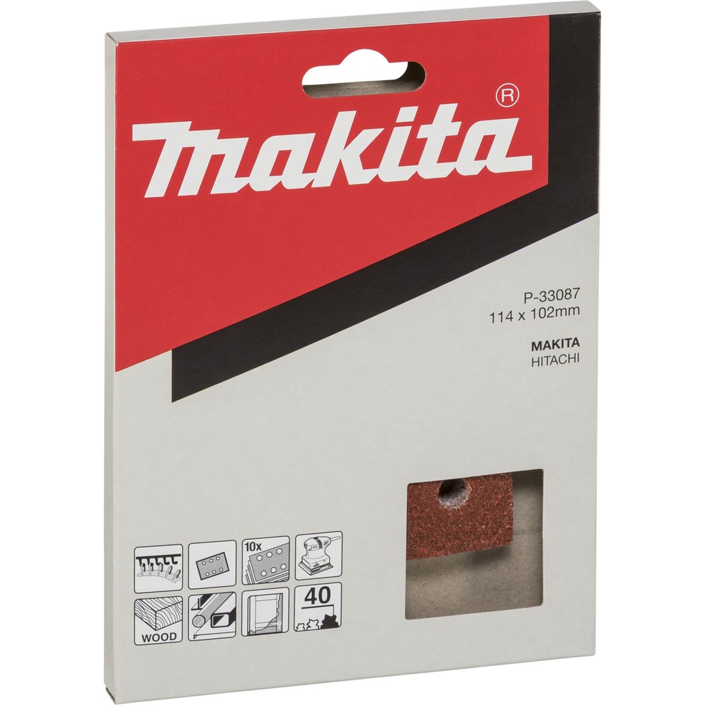 Makita Schleifpap. Kl. 102x114 K40