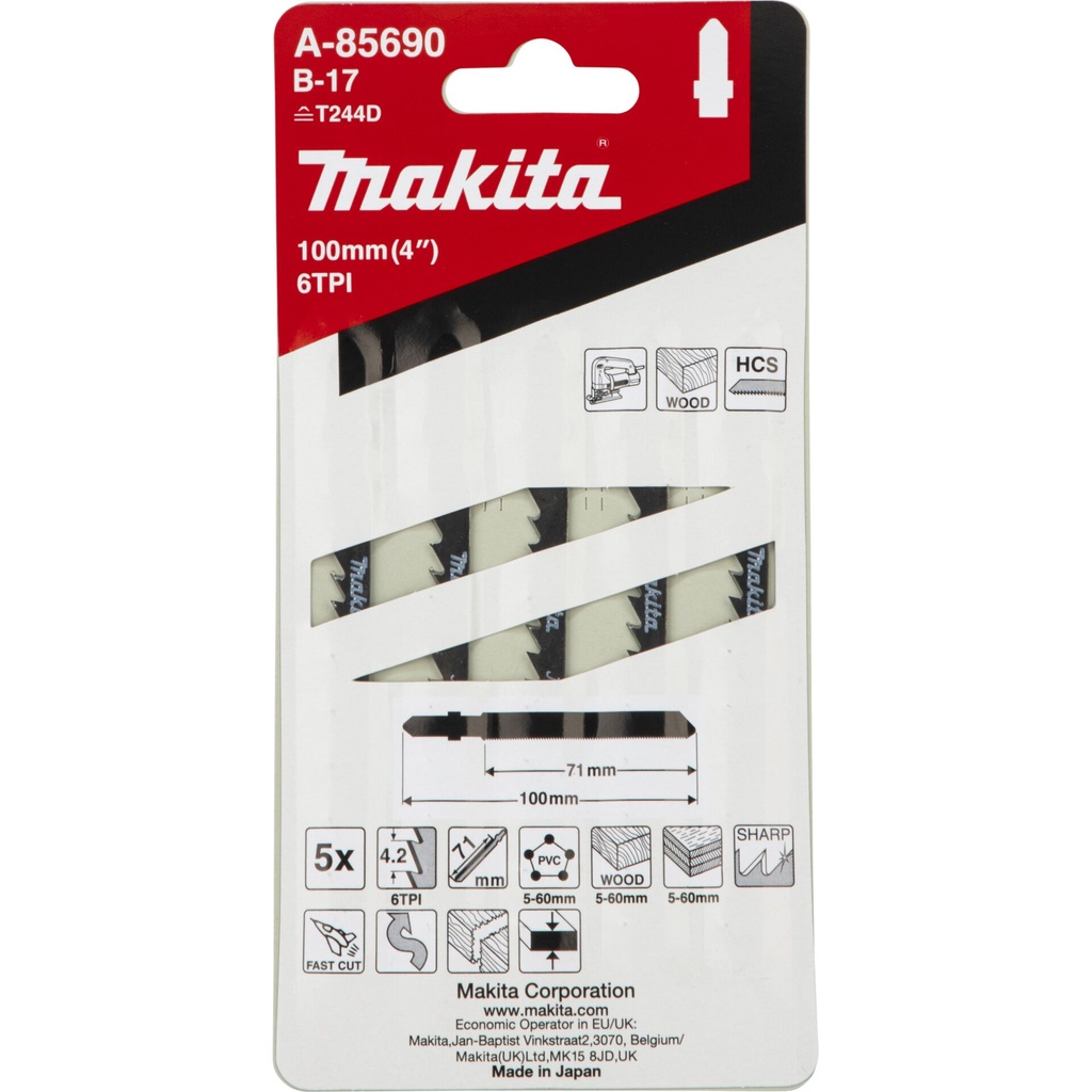 Makita Stichsägeblatt B-17