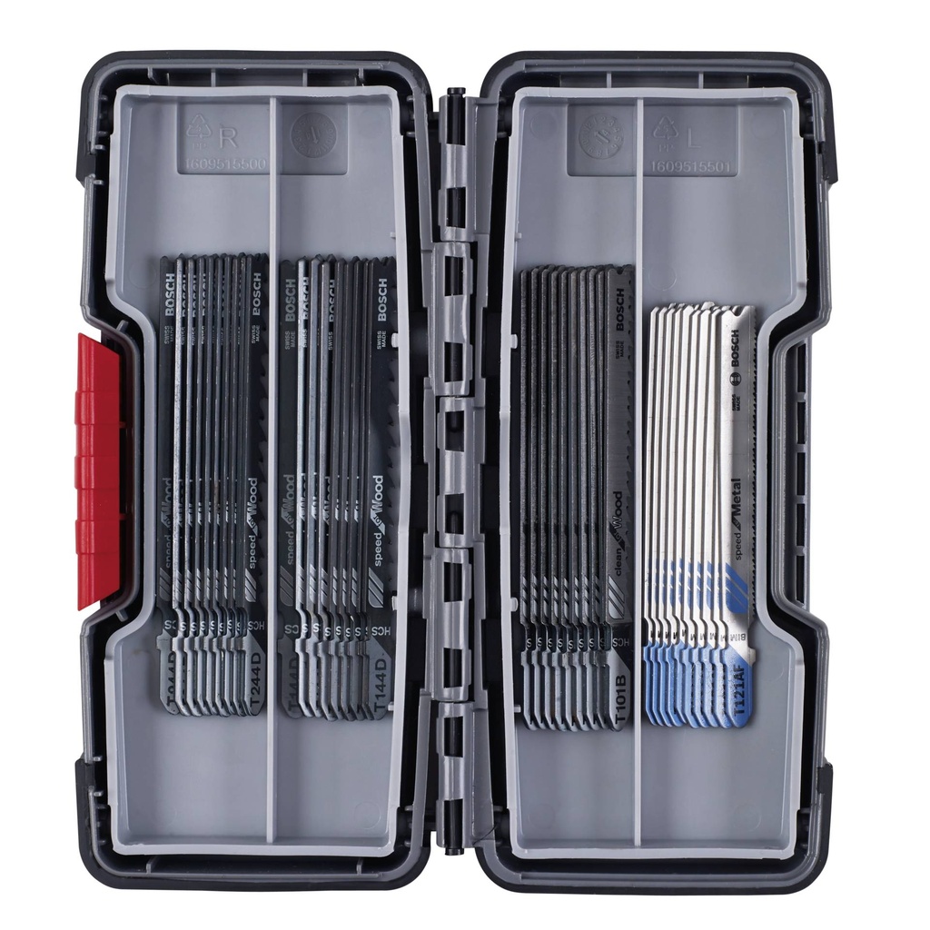 Bosch Jigsaw blade kit w. Box Top Seller Wood/Metal 40.tl