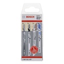 Bosch Jigsaw blade kit 15 pcs Wood and Metal