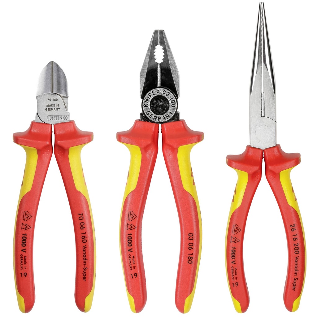 KNIPEX Electro Set  3 parts