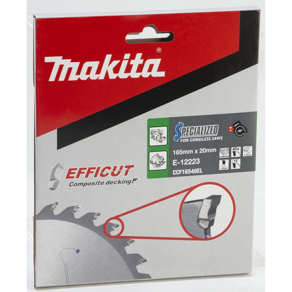 Makita EFFICUT Sägeb.165x20x40Z
