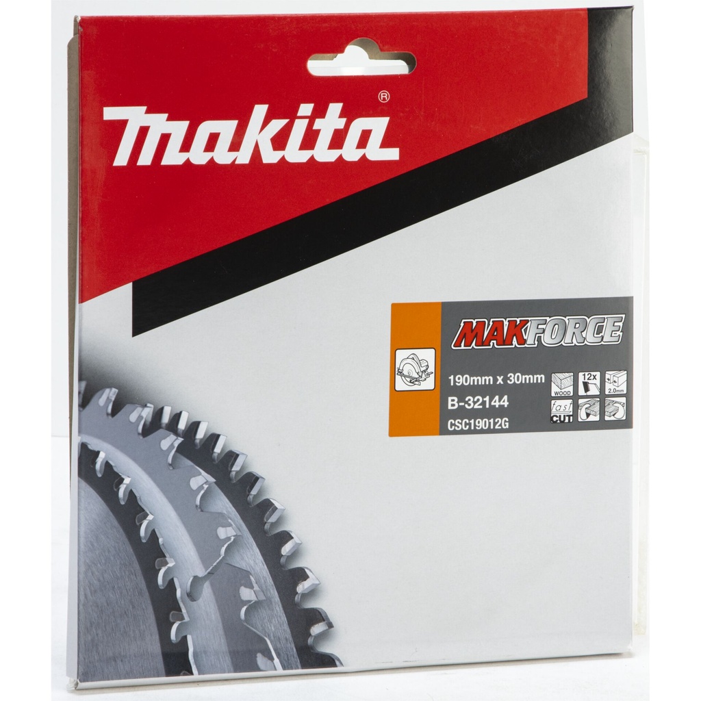 Makita MAKFORCE Sägeblatt 190x30x12Z