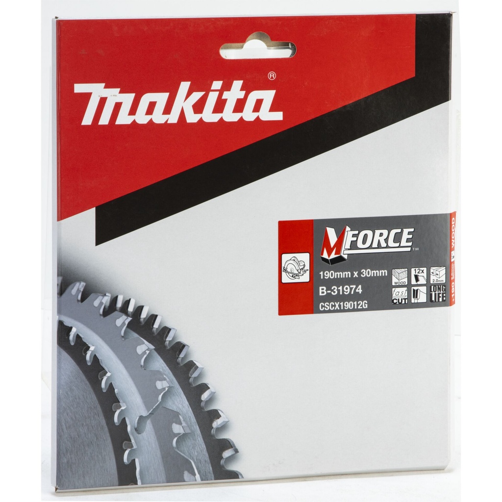 Makita M-FORCE Sägeblatt 190x30x12Z