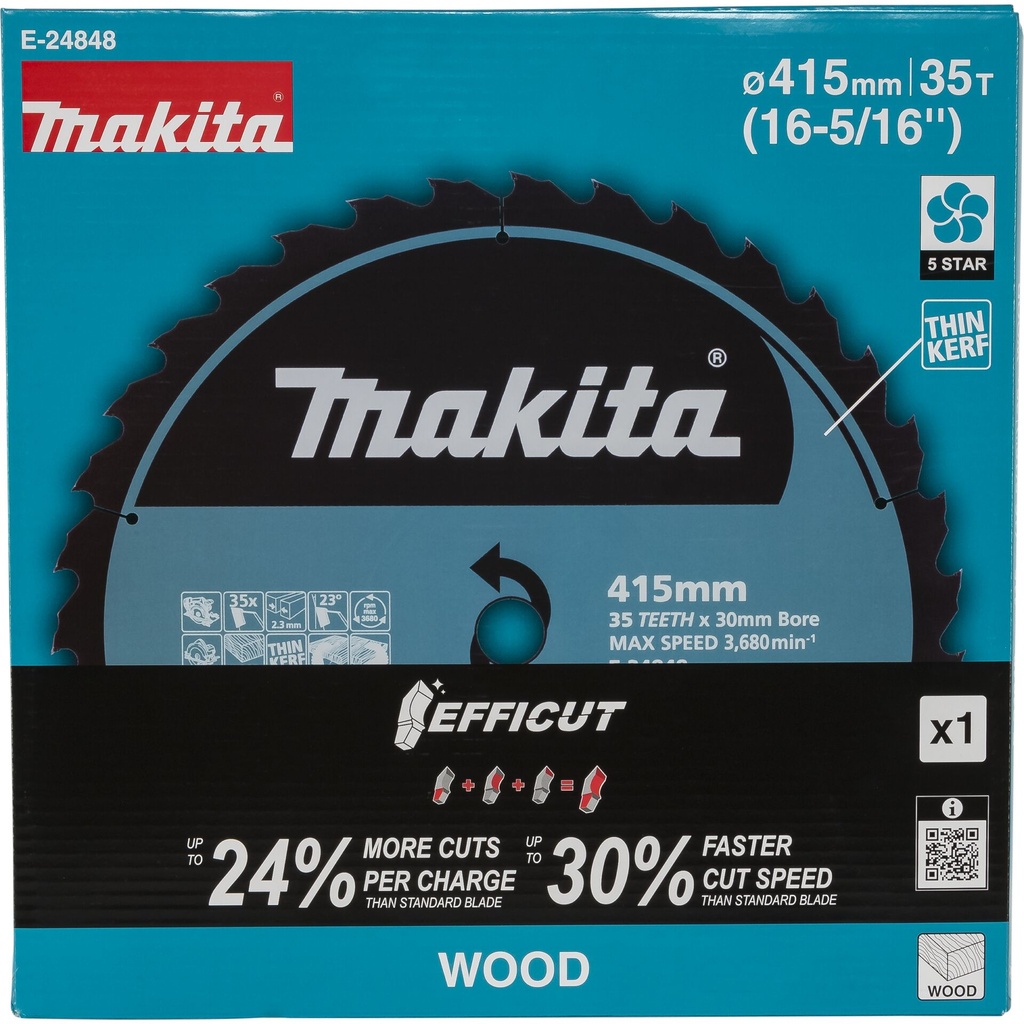 Makita  E-24848 EFFICUT Sägeblatt 415x2,3x30mm