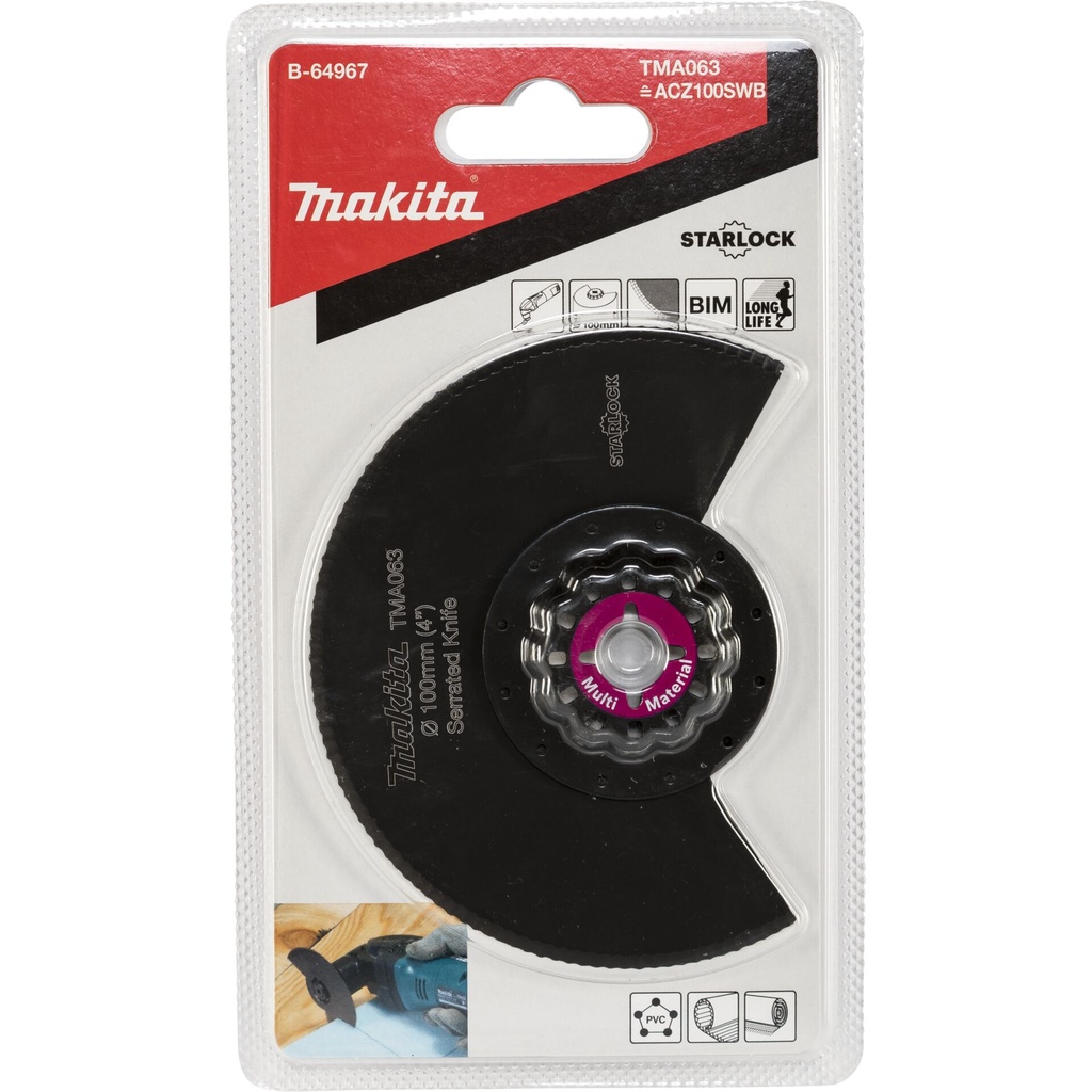 Makita Segmentsägeblattt 100mm TMA063