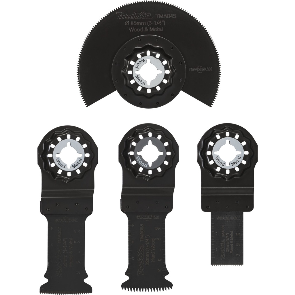 Makita B-67480 Plunge Cut Saw Blade Set  4pcs