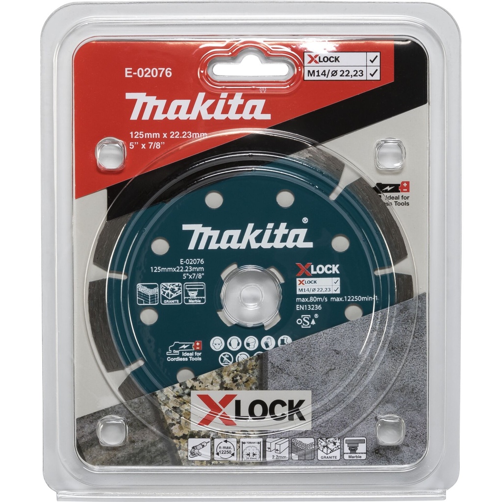 Makita Diamantsch. 125mm X-Lock Beton