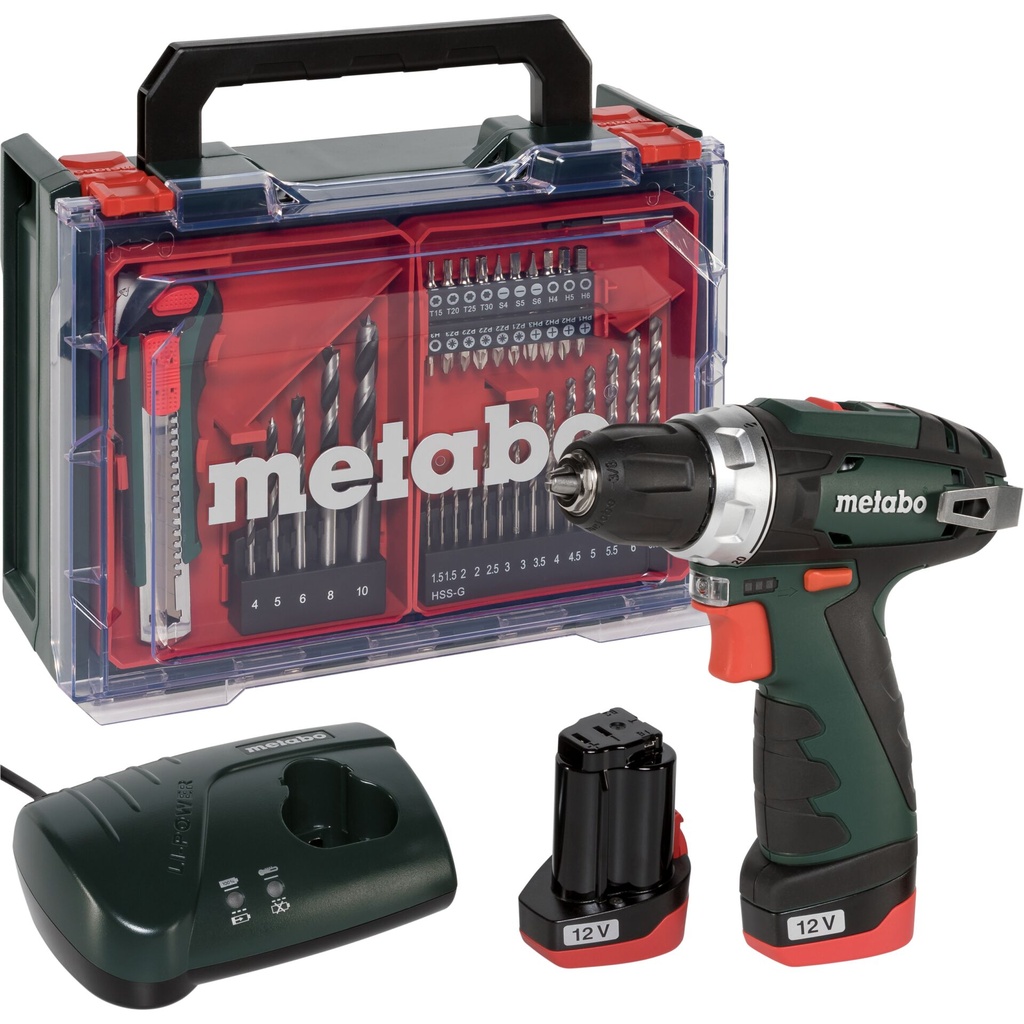 Metabo PowerMaxx BS Basic Set Cordless Drill Driver