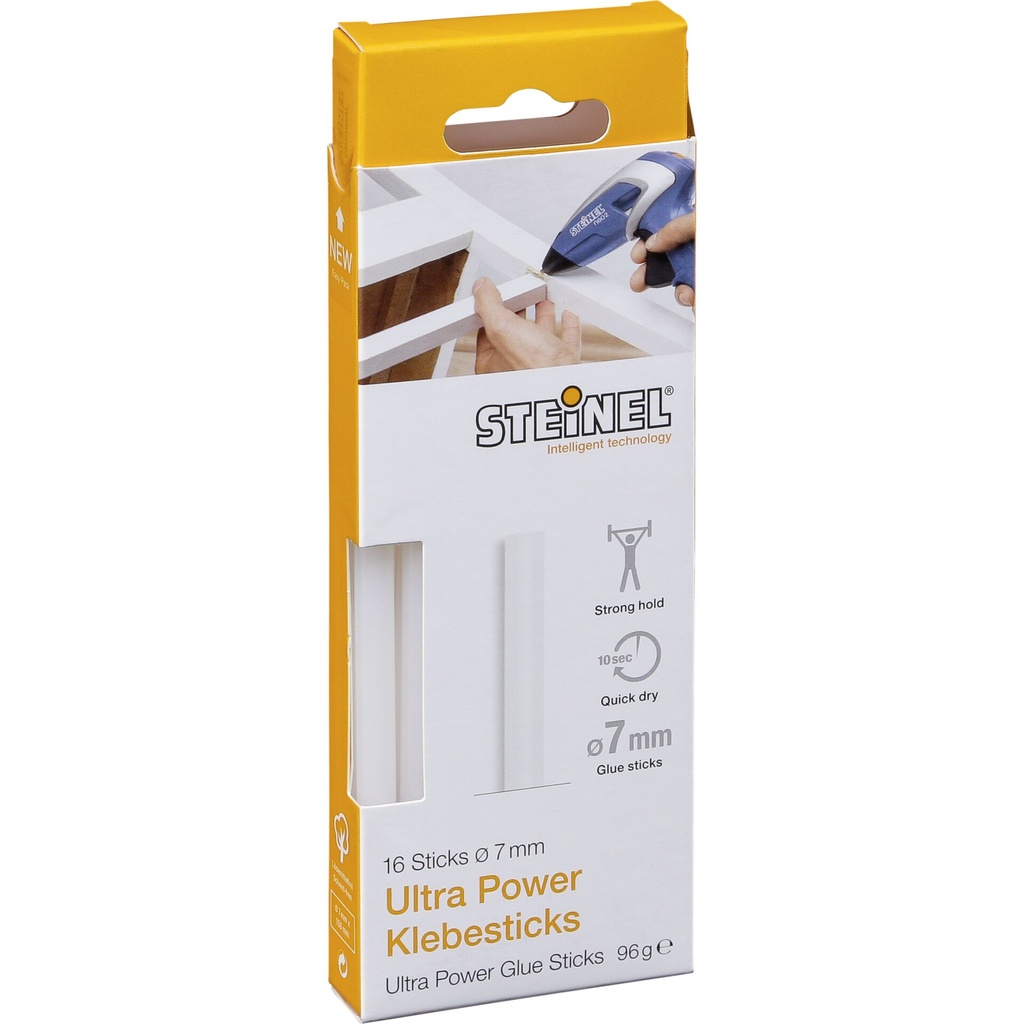 1x16 Steinel 7mm Ultra Power Hot Glue Sticks