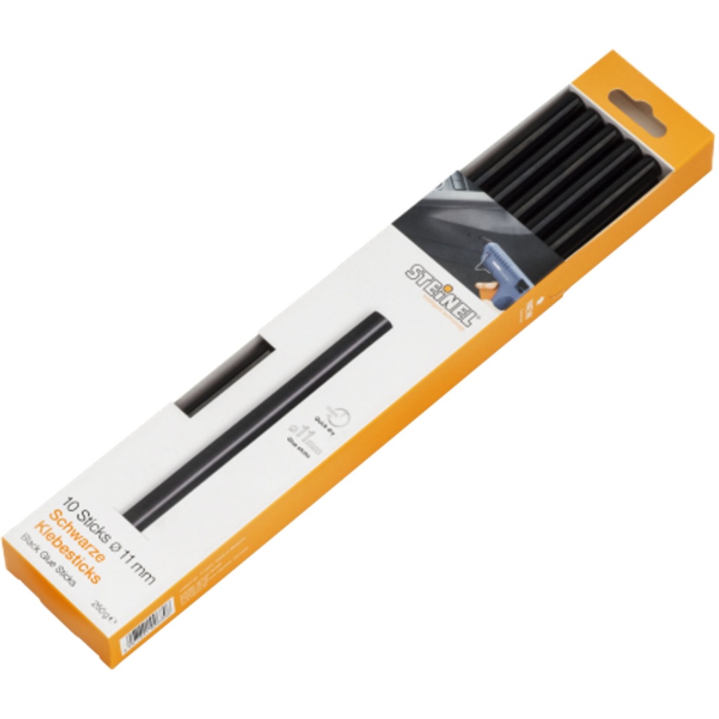 1x10 Steinel Glue Sticks 11mm black 250G