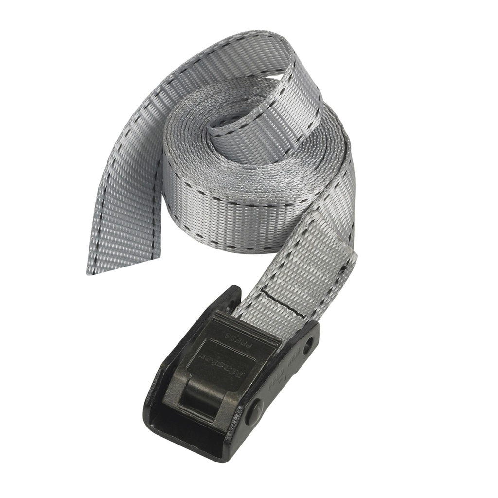 Master Lock grey Lashing Strap with Zamac Buckle 5m 3112EURDAT