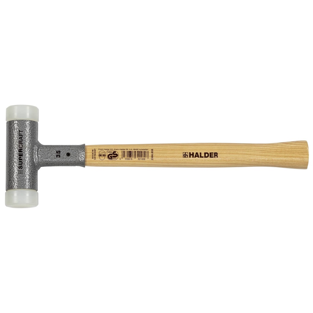 Halder SUPERCRAFT mallets H 35 w. vibr.-reducing handle