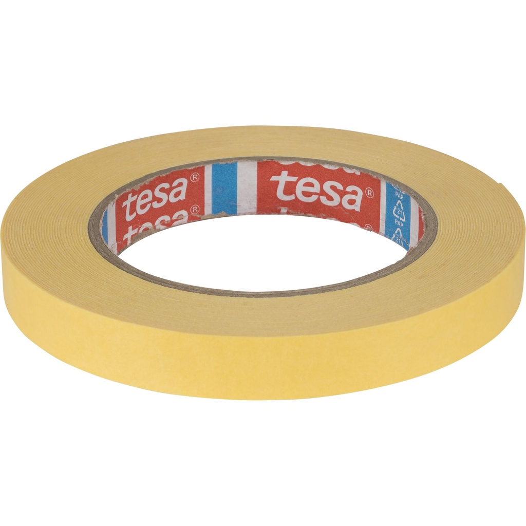 Tesa Masking Tape 10m x 15mm Elephant hide yellow 04434