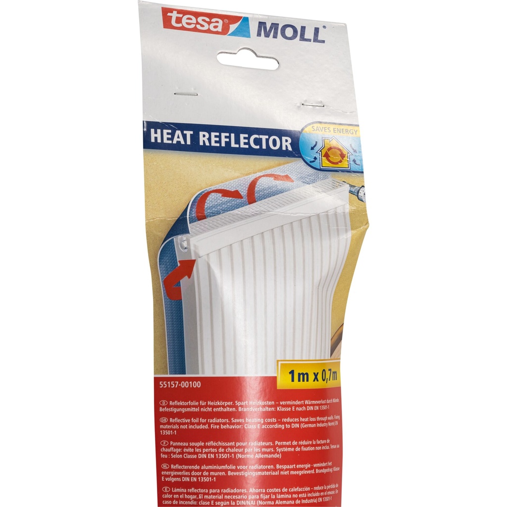 Tesa Reflektorfolie für Heizung 1m x 700mm 55157