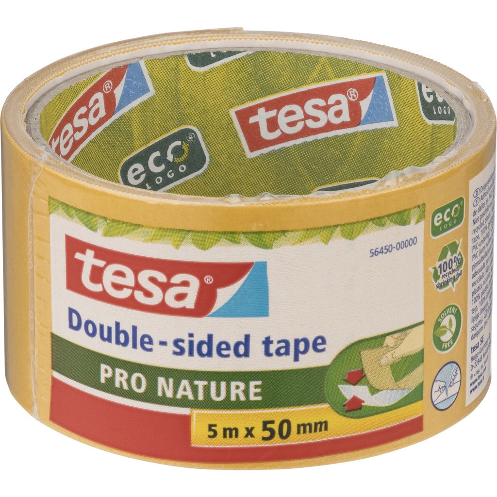 Tesa Double Sid. Tape  5m x 50mm eco 56450