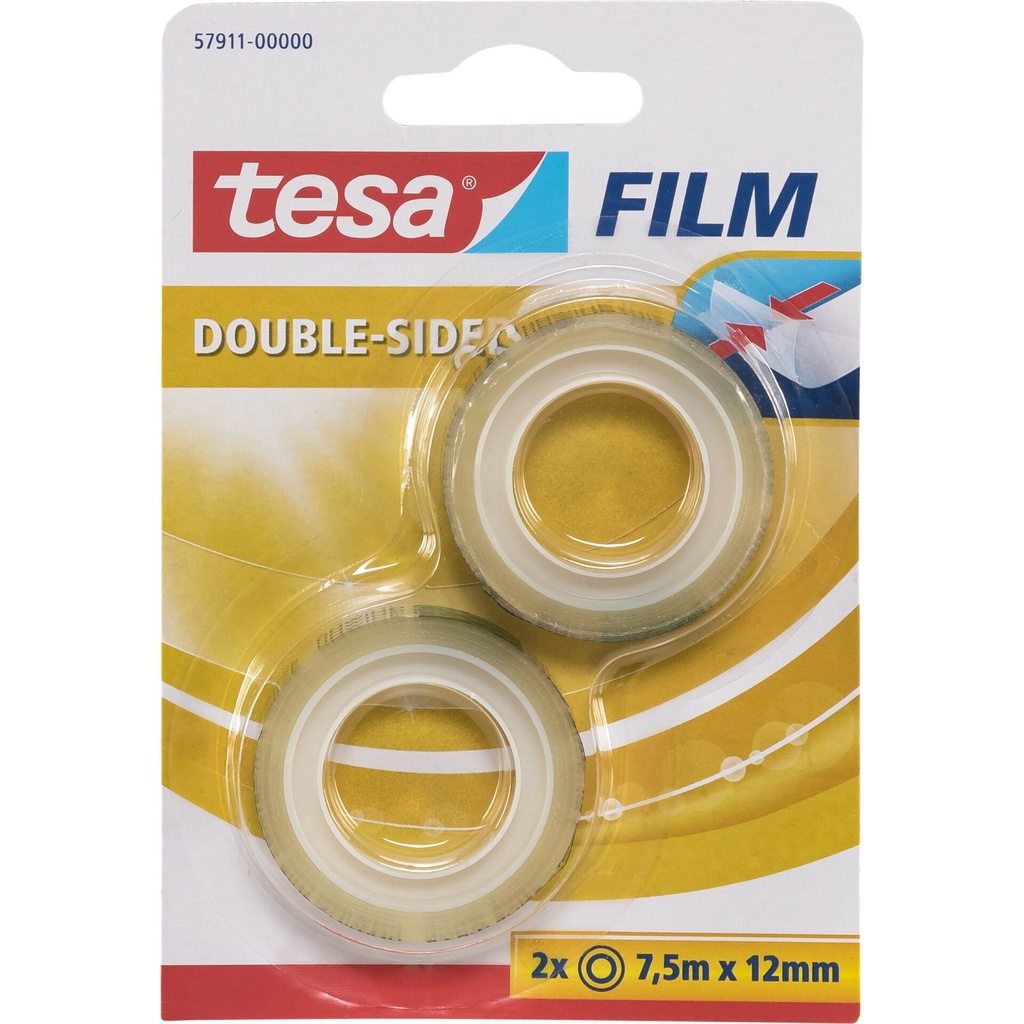 Tesa Doppelseitiges Klebeband 7,5m x 12mm