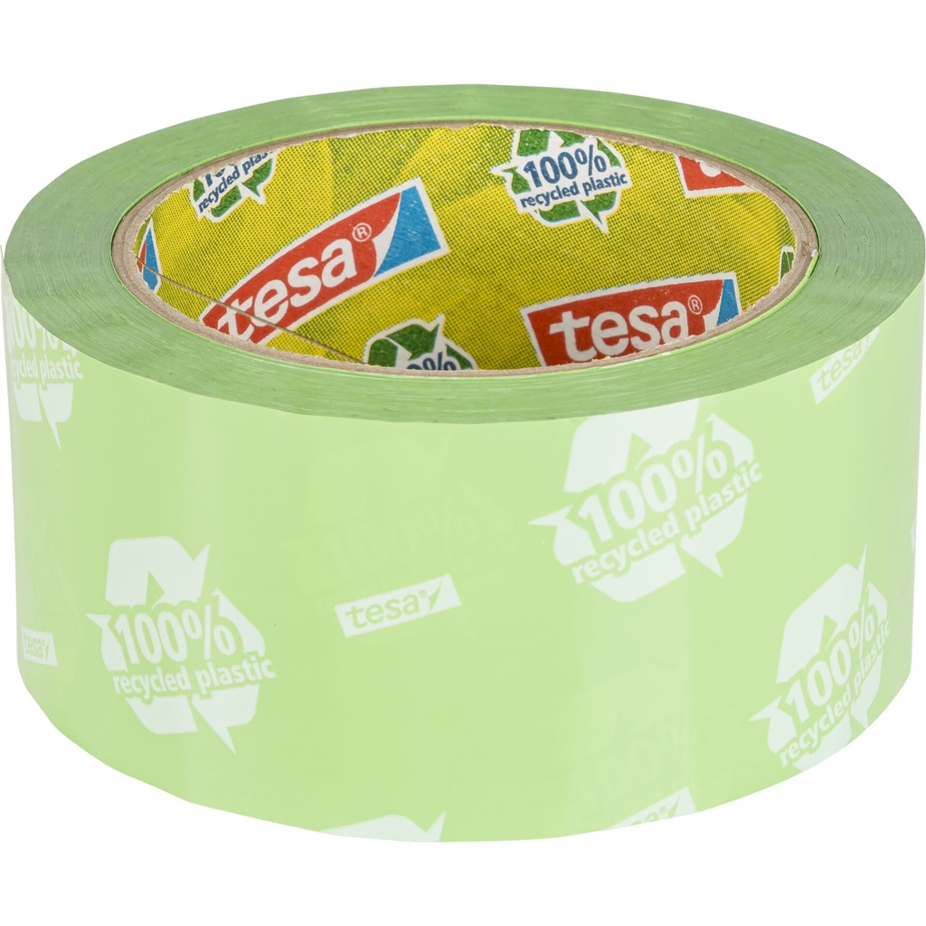 Tesa parcel tape eco&strong 50mm x 60m green