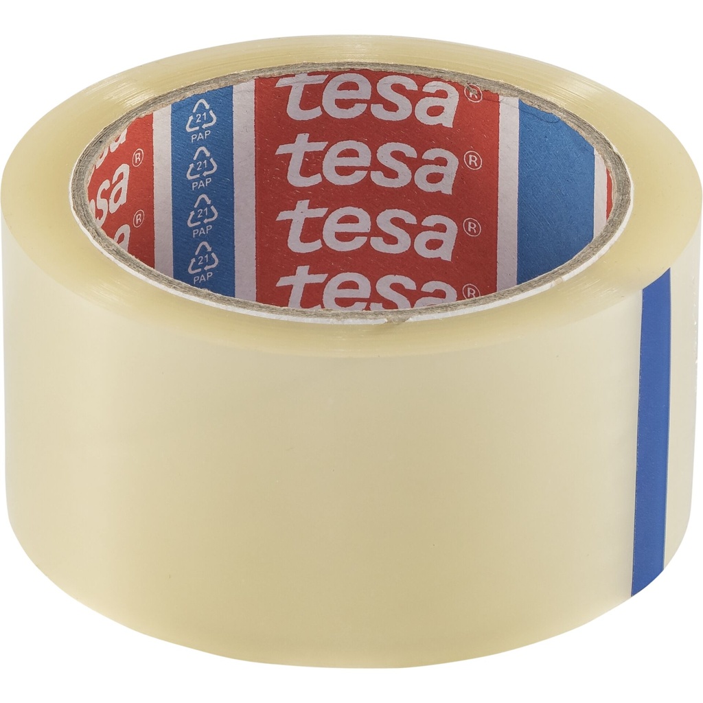 Tesa Packband strong 66m x 50mm transparent 57167