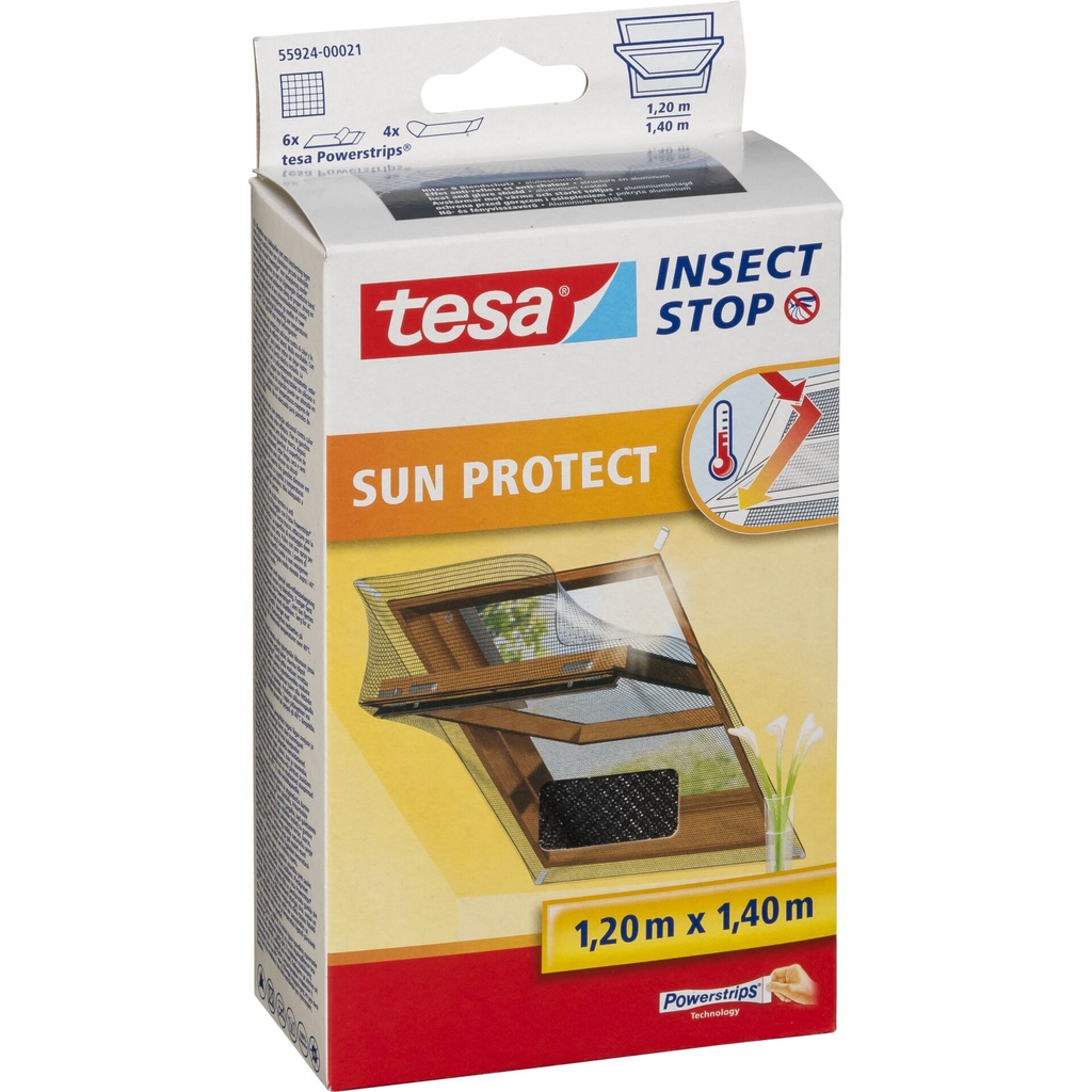 Tesa Insect Stop Roof Window Sun Protect 1,2X1,4m 55924