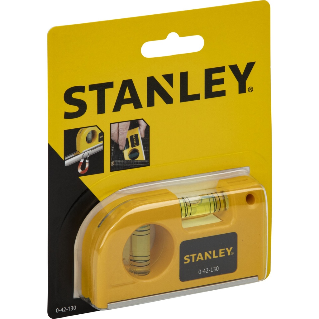 Stanley Spirit Level 84x46x20 mm