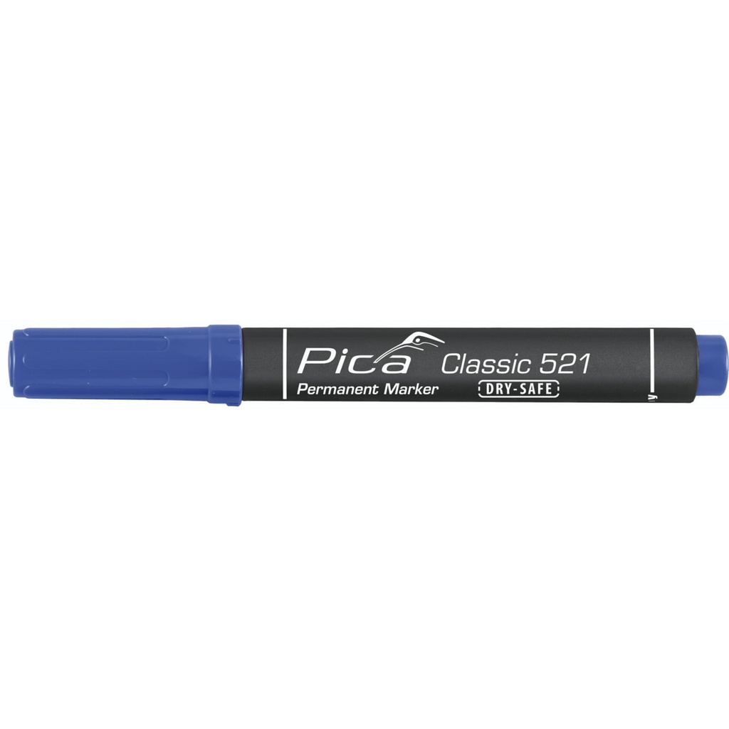 Pica Permanentmarker 2-6mm, Wedge Tip, blue