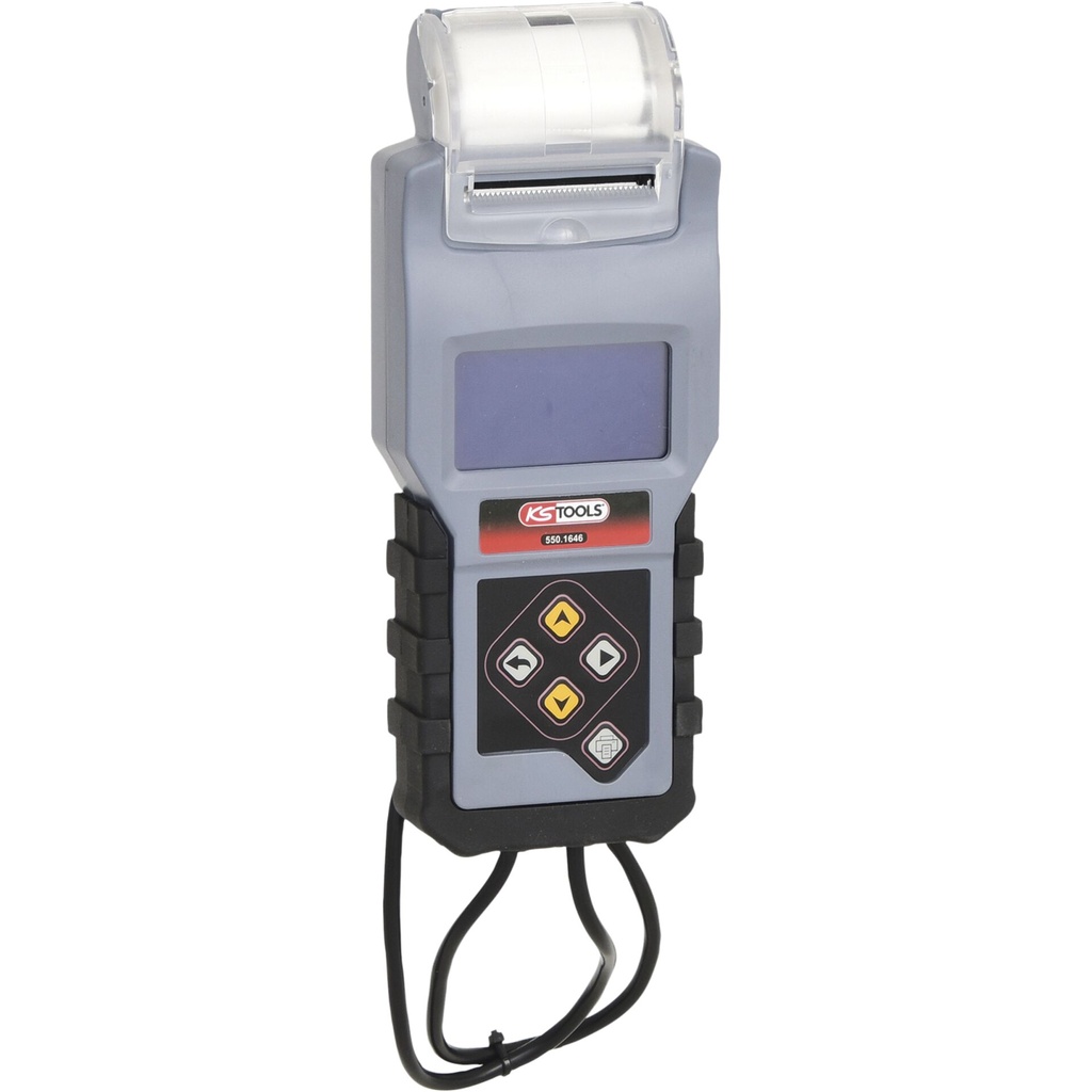KS Tools 12V Battery Charging + Starting Analyzer w. Printer