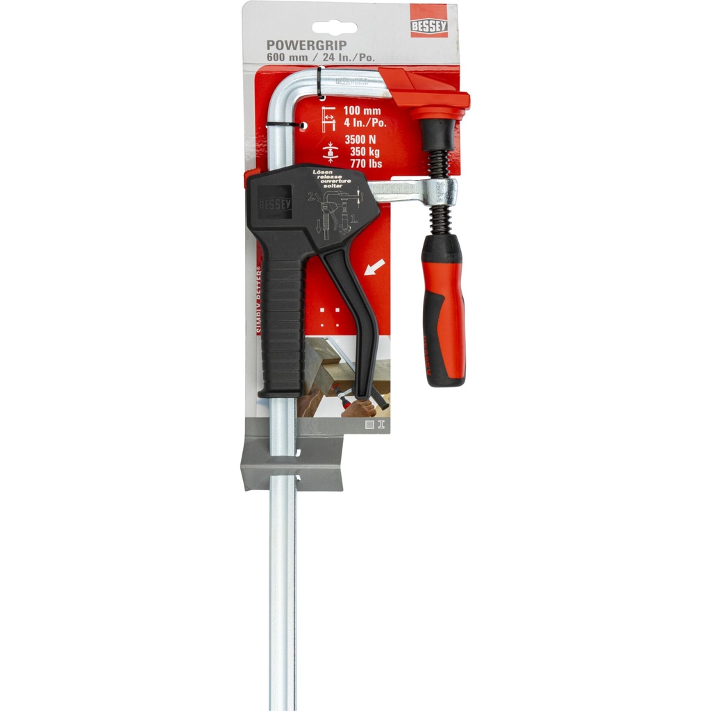 BESSEY One-handed Clamp EHZ-2K 600/100