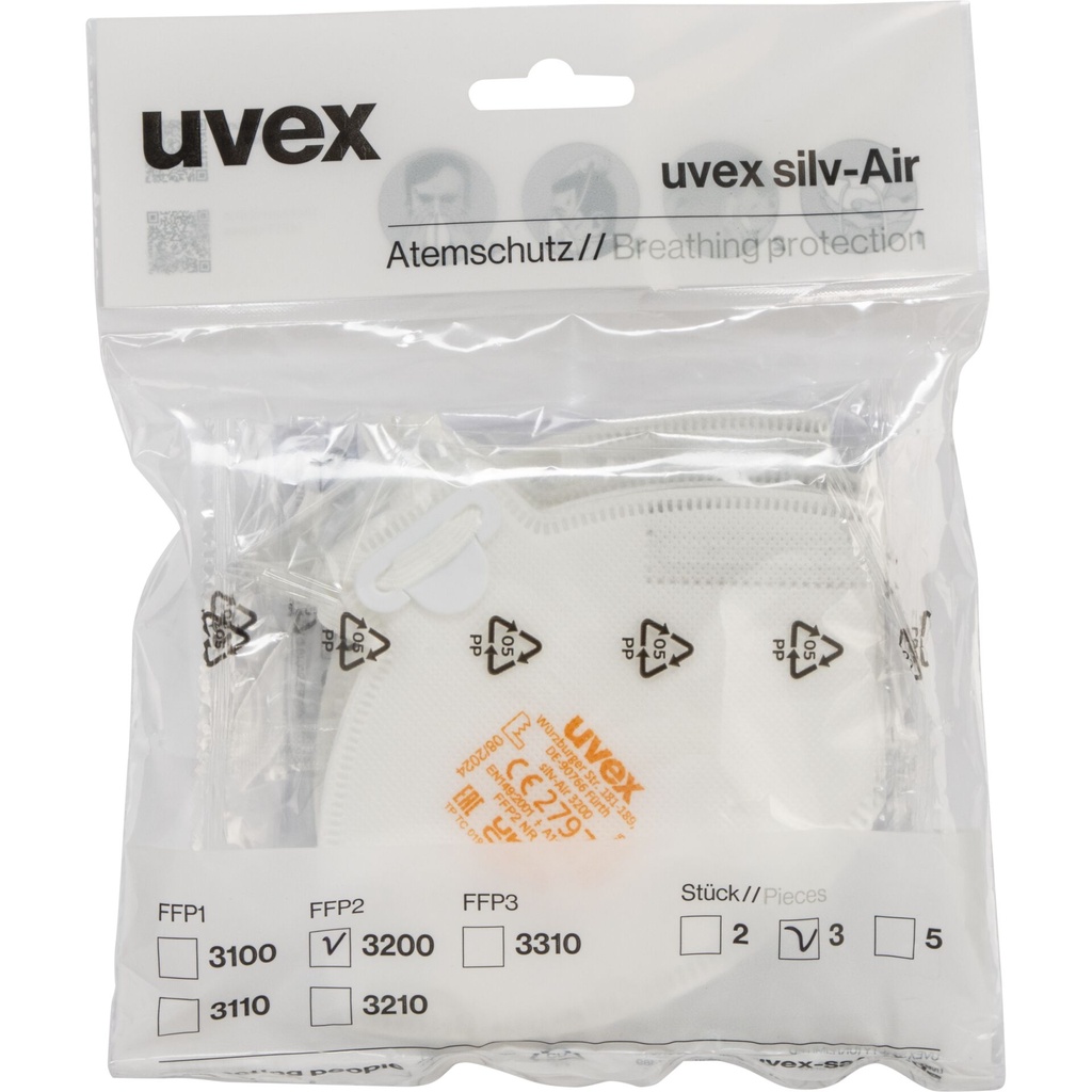 uvex silv-Air class.3200 FFP2 3x