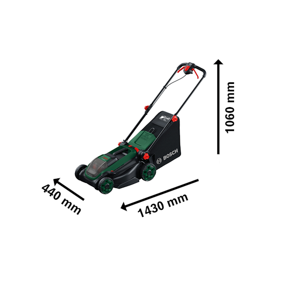 Bosch  Rotak 18V2-38 Set Akku-Rasenmäher