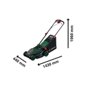 Bosch  Rotak 18V2-38 Set Akku-Rasenmäher