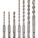 Makita B-49046            7pcs SDS-VPLUS Drill Bit Set Nr.1