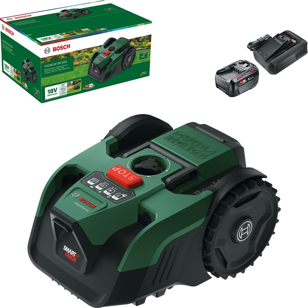 Bosch  VisiMow 18V-200 Set Mähroboter