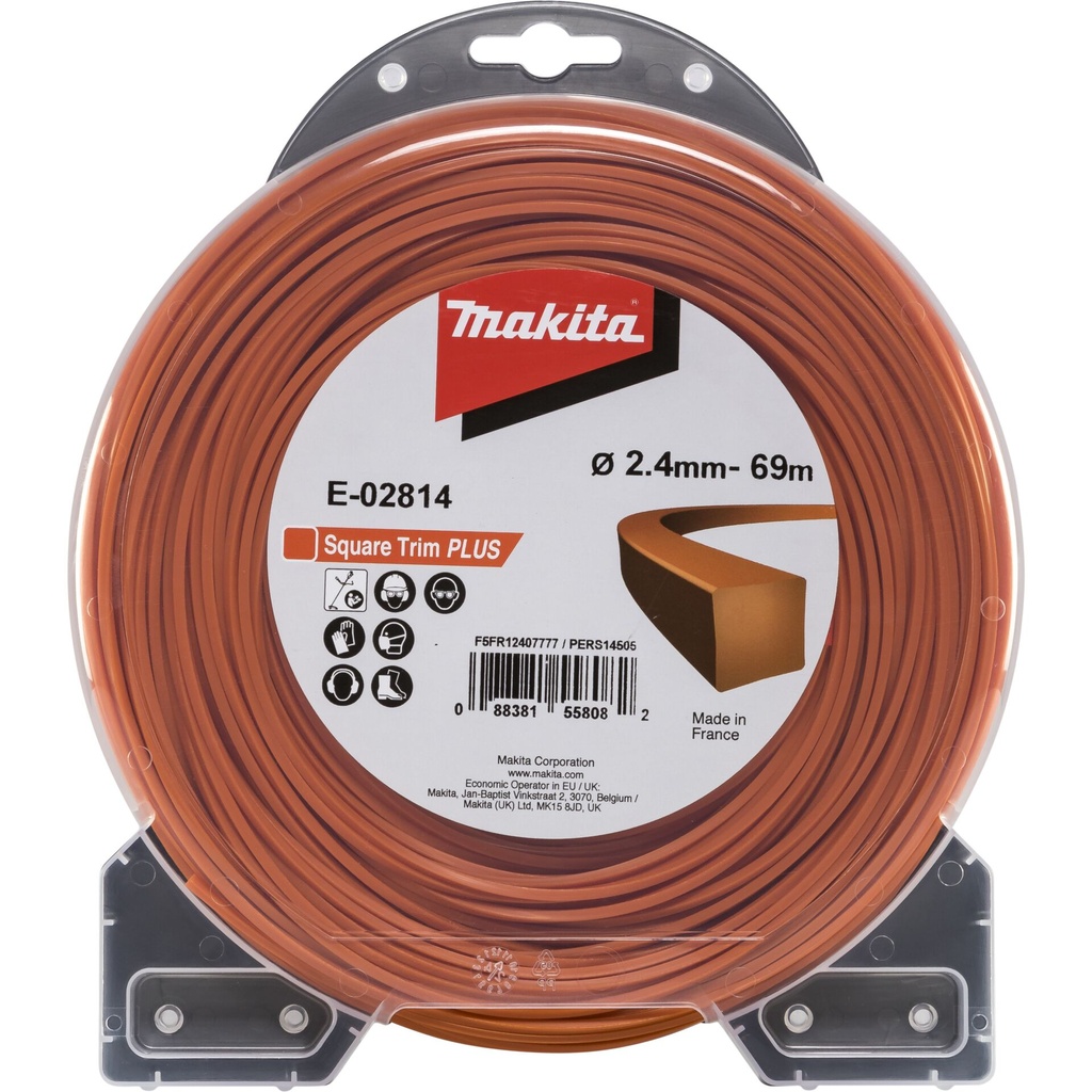 Makita Mähfaden 4kant 2,4mmx69m