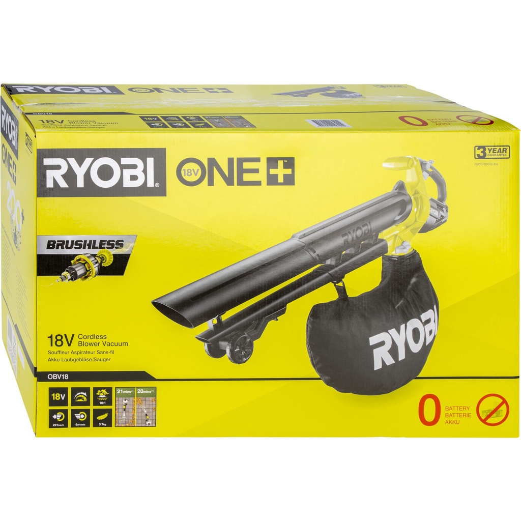 Ryobi OBV18 18V Akku-Laubsauger