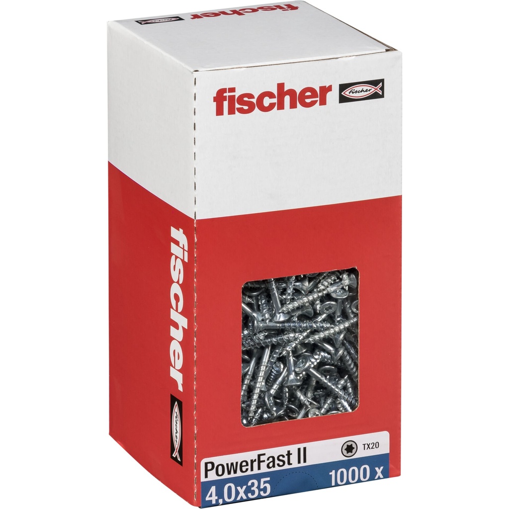 Fischer PowerFast II 4,0x35 SK TX TG blvz 1000
