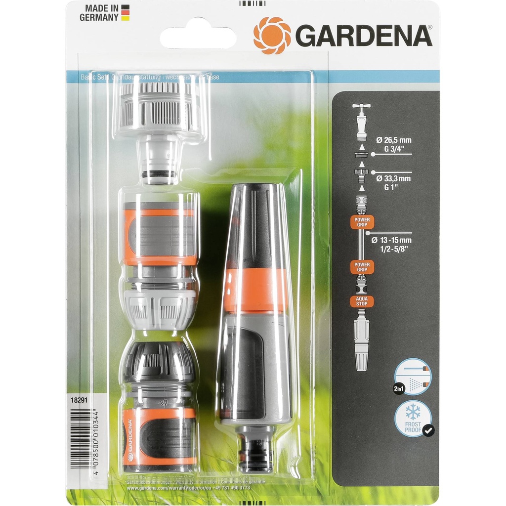 Gardena System Basic Set 18202/5305, 18215+18213, 18300