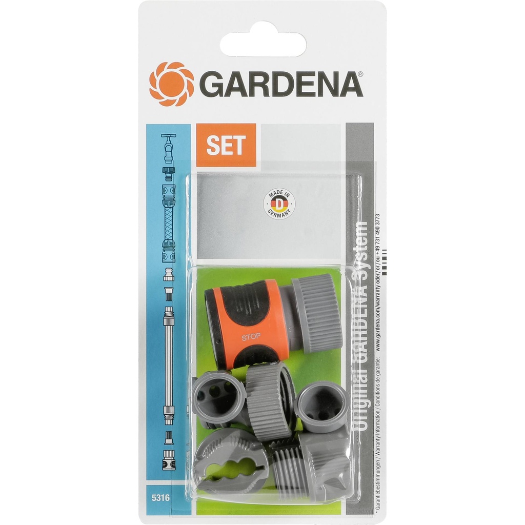 Gardena Soaker Hose Connection Set